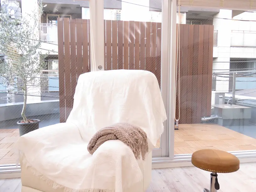 開放感あふれるサロン